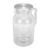 1500ml Clear Acrylic Water Pitcher with Lid Handle Iced Tea Pitcher Drink Jug for Juice Homemade Beverage Heatproof