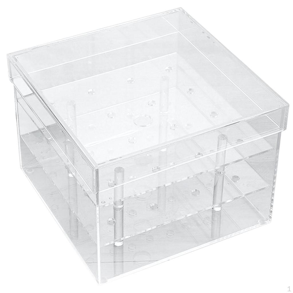 Acrylic Flower Holder Pots Stand with Removable 2 Tiers