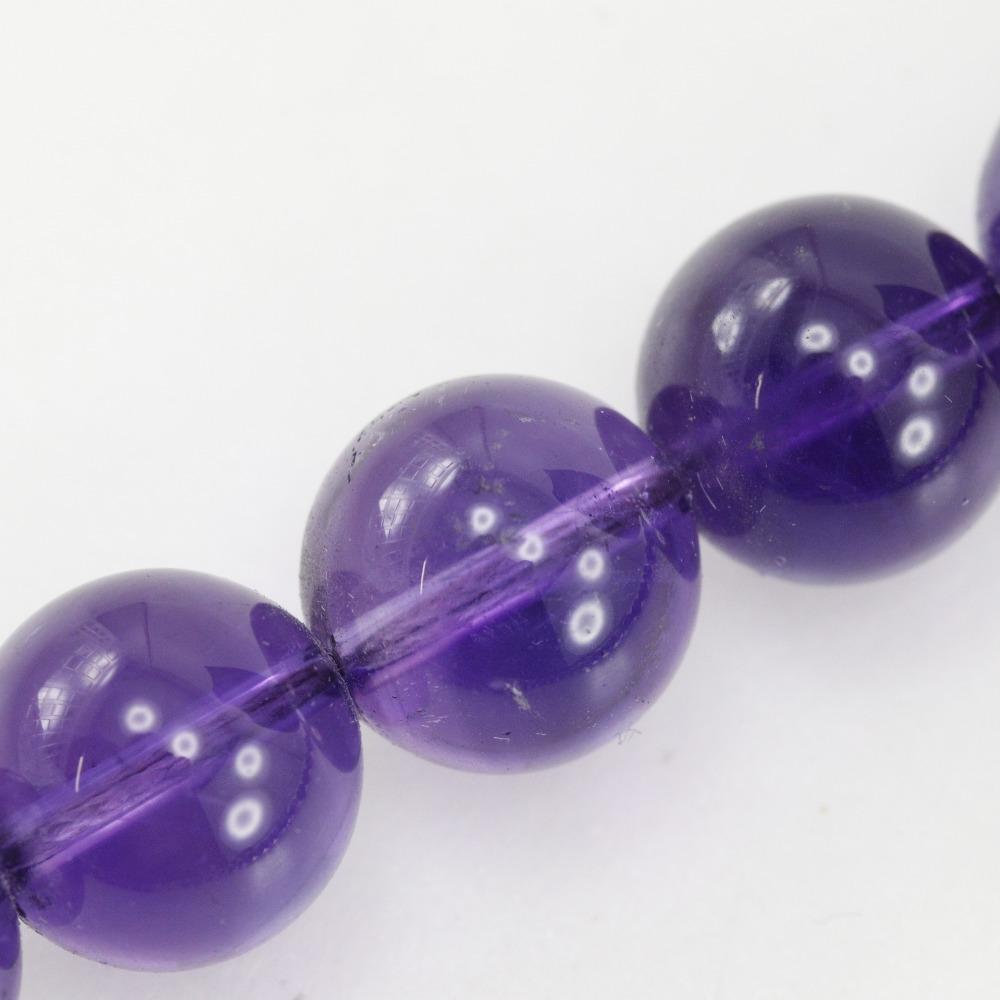 Necklace Purple amethyst/Silver 65.6g Women Used