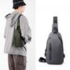 1pcs Men's Water-Resistant Chest Bag Outdoor Travel Casual Sling Bag Lightweight Crossbody Shoulder Bag for Daily & Travel Use