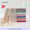 New Fashionable Women's Long Crinkled Cotton Linen Scarf with Tassel Edge - Solid Color Shawl