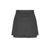 Playboo Twill Layered Skirt Pants Grey