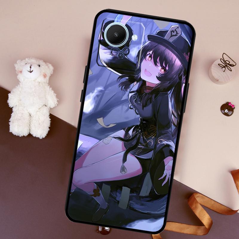 

Hu Tao Genshin Impact Case For Realme 10 9 8 Pro 8i 9i C35 C31 C30 C25 C21 Y C15 C11 GT Neo 2 3 2T 3T GT Master Realme GT Neo2