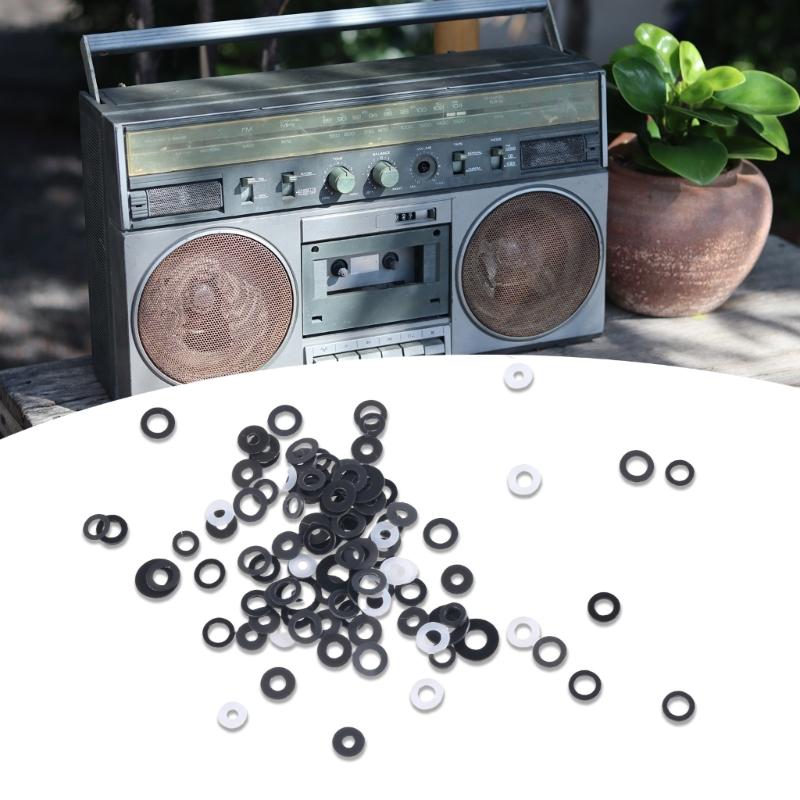 1Set Assorted Cassette Lock Clips Fasteners Belt Pulley Buckle for Tape Recorders PVC Multiple Purpose