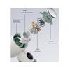 Portable 100-Speed Turbo Handheld Fan with Cooling USB Rechargeable Ideal for Home and Outdoor Use