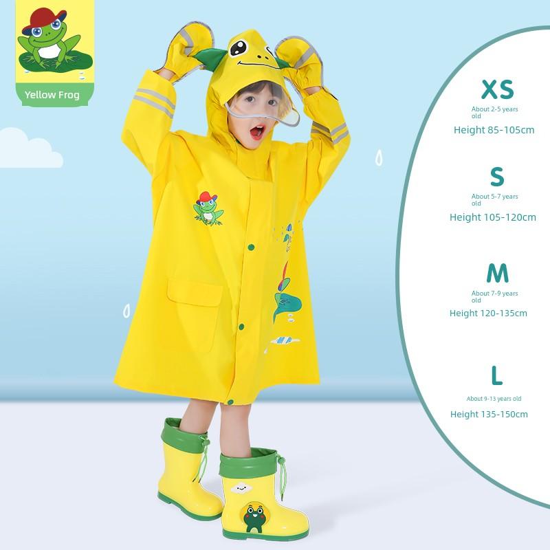 Children's Raincoat for Girls 2024, Cute Waterproof Rain Poncho for Elementary School Students, Kindergarten Boys, and Toddlers, Baby Raincoat
