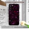 Stylish Black Rose Deep Purple Flower Phone Case for OPPO Reno 13 12 F 11 10 Pro Plus Find X5 X3 Lite X7 PRO Frosted Soft Cover
