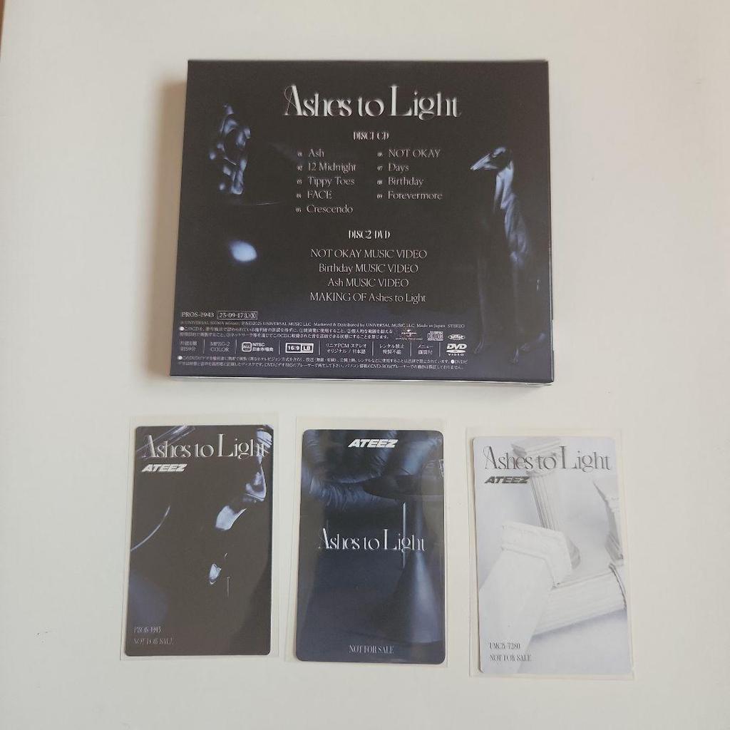 [USED] ATEEZ Ashes to Light CD Yeosang HMV