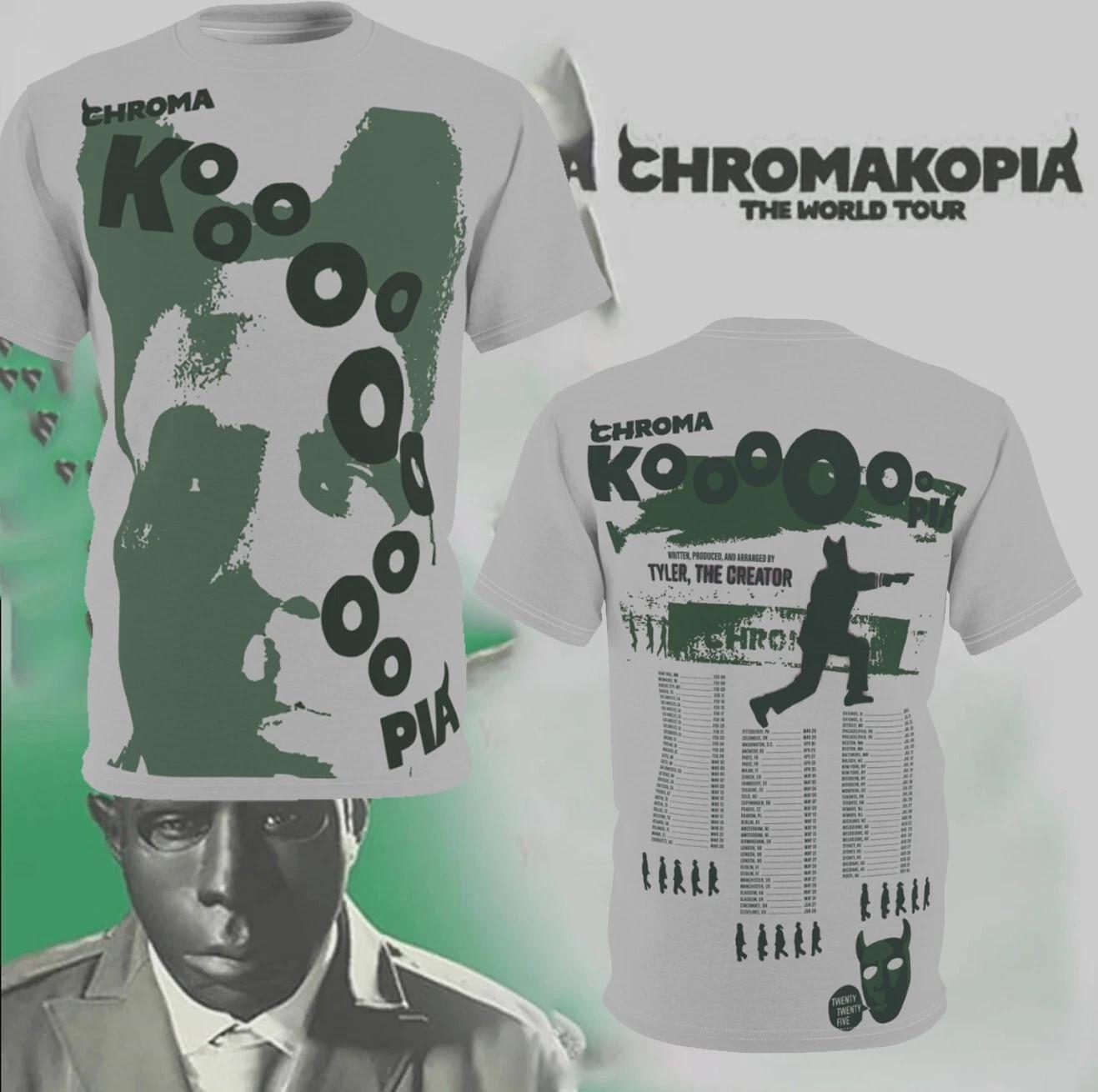 ГОРЯЧИЙ! Tyler The Creator Chromakopia Tour 2026 Футболка 3D XXXL