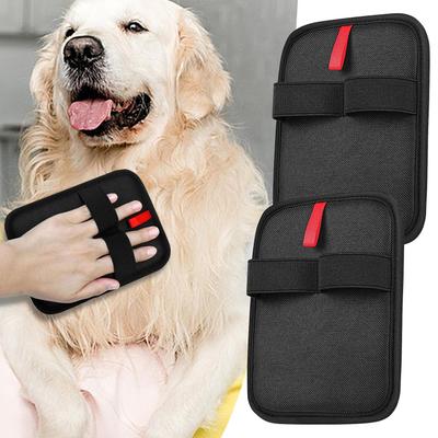 Dog Grooming Gloves Reusable 2 Pieces Cat Hair Remover Pet Bathing Supplies for Washing Indoor Home Users Business Users Tail