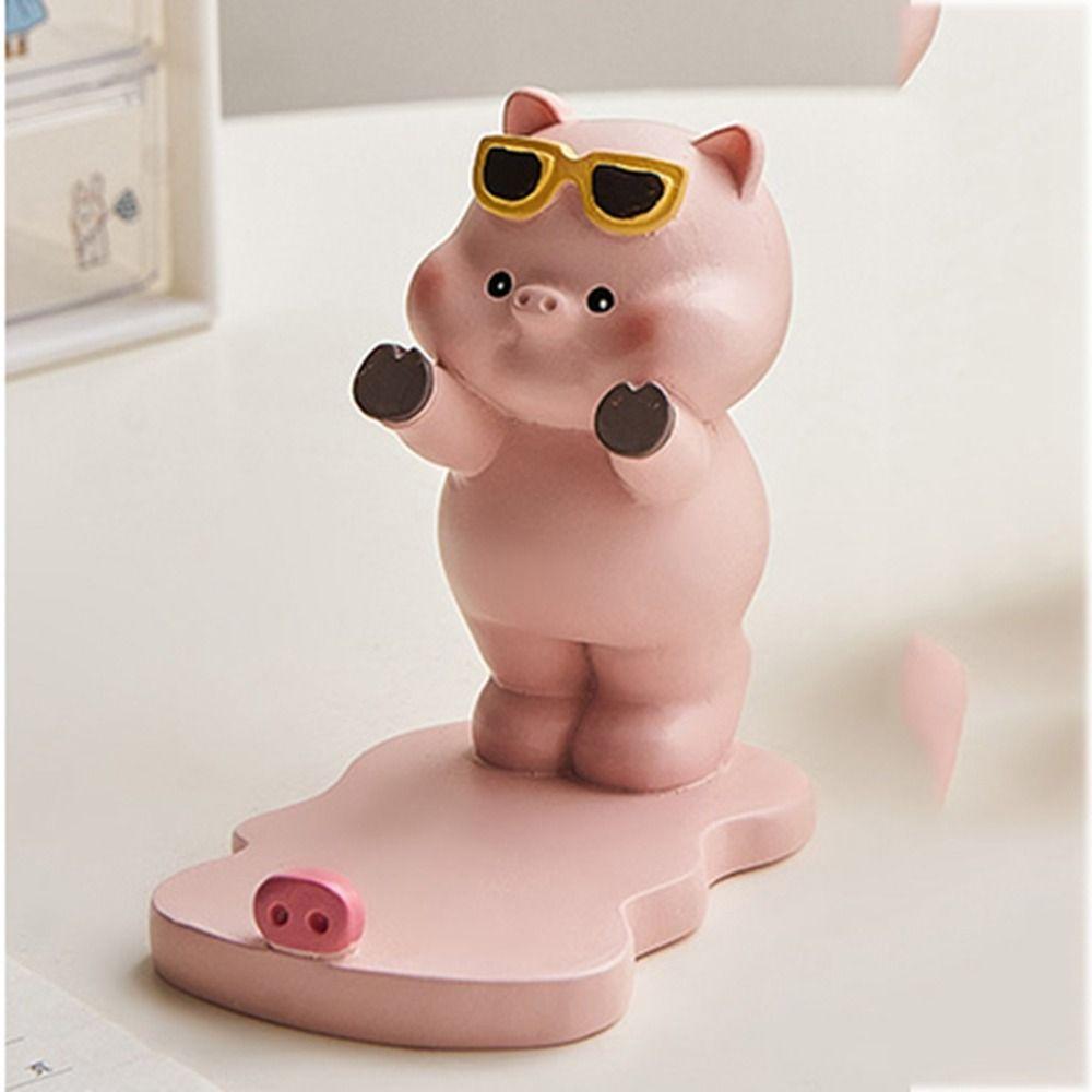 Cartoon-Tiere Handyhalter Niedliche Tiere Miniaturen Kleine Kätzchen Figuren Dekorative Ornamente