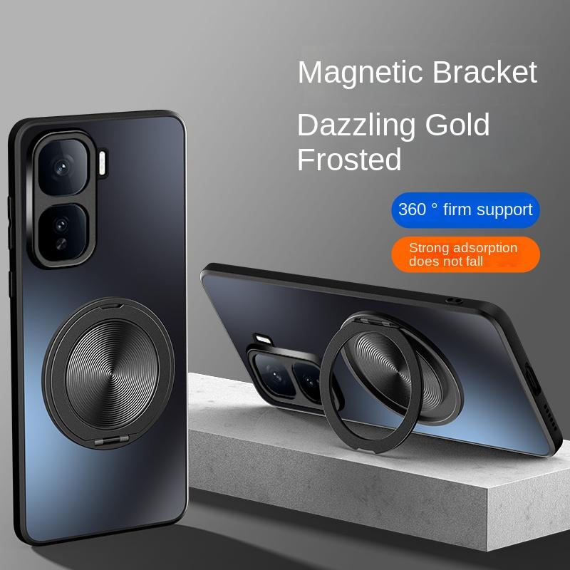 For VIVO IQOO Neo 10 Pro Plus Case Hard Matte With Ring Magnetic Protective Back Cover Case For IQOO Neo 10 10 Pro+ Phone Shell