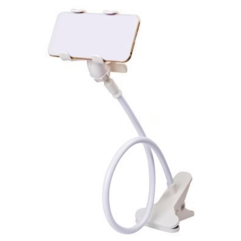 360 Degree Rotating Cellphone Holder Lazy Bracket Universal for Phone Long Arm Gooseneck Support Stand for Desktop Bed