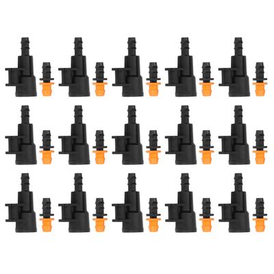 15 set Connettore per Tubo Filettatura Femmina da 1/2 Pollice Staffa Adattatore per Irrigatore Rotante per 8/12