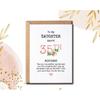Birthday Card - 35th Birthday - Floral Greeting Card