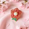 Trendy New Flowers Women Brooch Luxurious High-End Floral Pearl Pins Fashion Female Party Coat Dress Scarf Accessories Jewelry