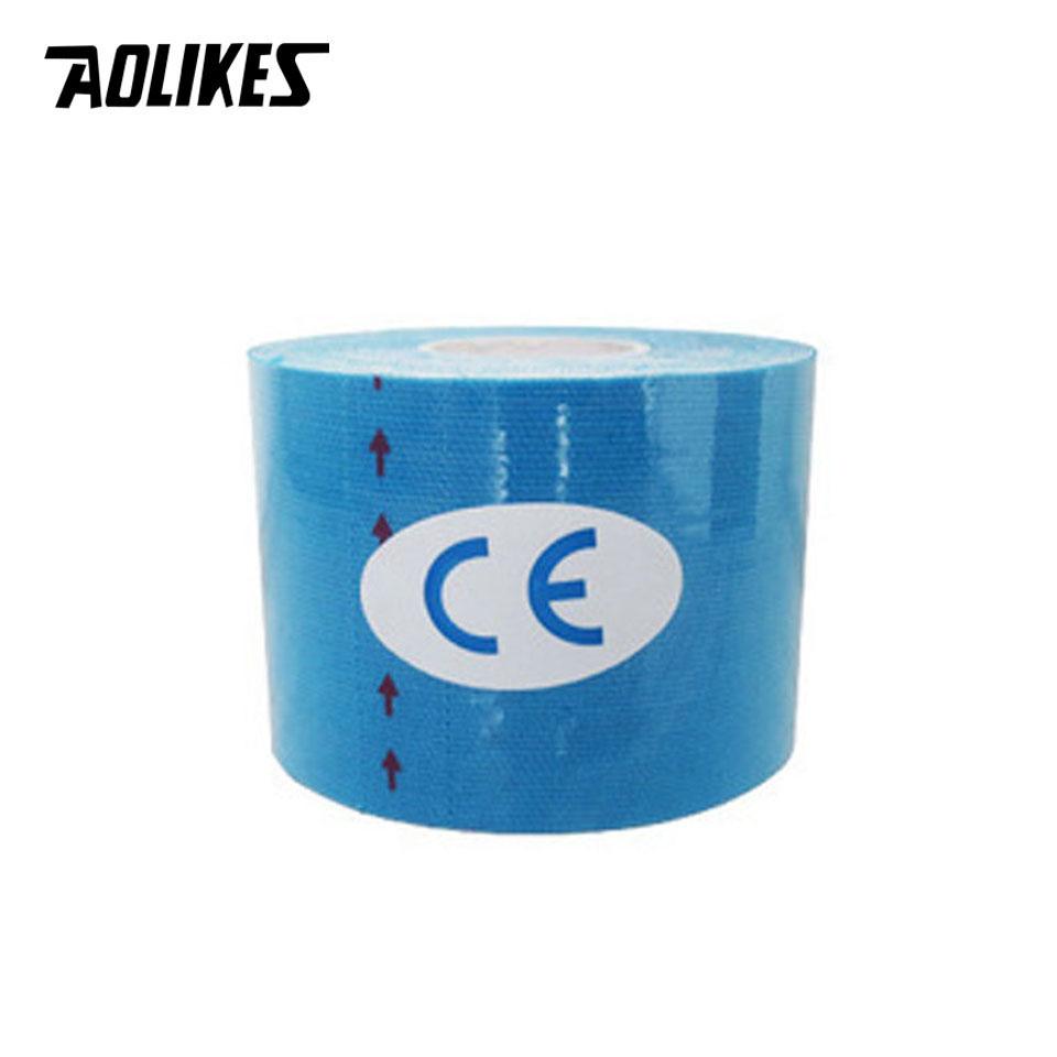 Aolikes 2 Size Kinesiology Tape Breathable Waterproof Sports Tape for Knee Muscle Pain Relief Athletic Recovery