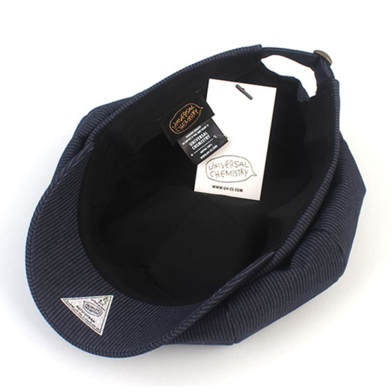 Universal chemistry Stripe Navy Belted Newsboy Cap
