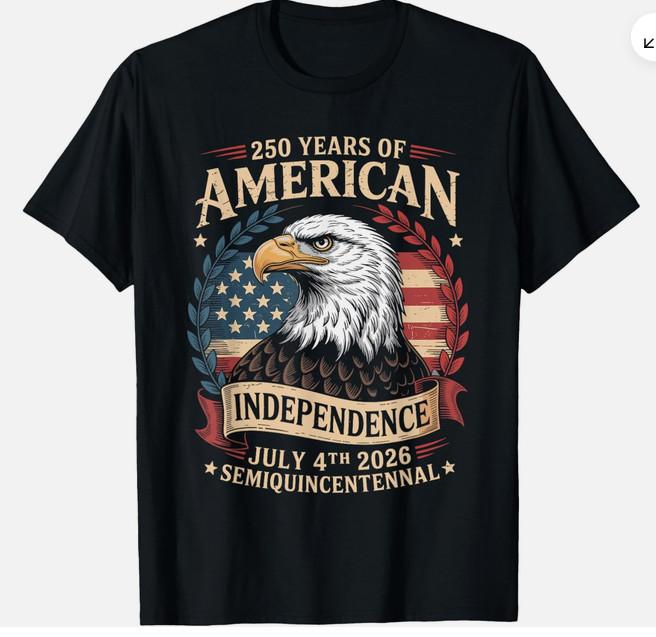 America 250th Anniversary 250 Years America T-Shirt S