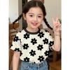 Abbigliamento Bambina Estate T-shirt con Stampa 3D Grafica Gatto Kawaii Vestiti per Bambine Esterni Manica Corta Casual Top per Bambine