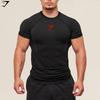 GYMSHARK Men's Quick-Dry Breathable Compression Short Sleeve T-Shirt