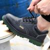 Qianyiyang Men's Lightweight Steel Toe Safety Shoes