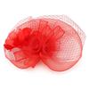 Bride Headband Perfect Gauze Felt Fabric Wedding Hat With Veil and Clip Unique Party Hat Fashion Church Hat Fascinator for Women