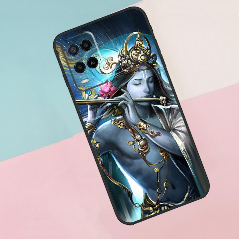 

Indian God Lord Krishna For Oppo A18 A38 A78 A98 A96 A58 A17 A77 A80 A40 A60 A16 A76 A74 A94 A54 A15 A57S Phone Case OPPO A96 4G