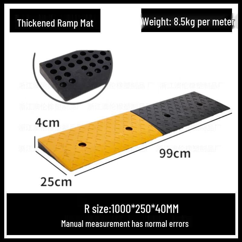 Solid Rubber Doorway Ramp