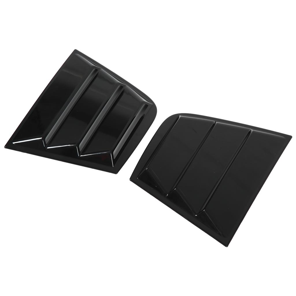 2pcs Black Side Window Louver Windshield Sun Shade Cover Car Adaptations Replacement for Dodge Charger 2015+