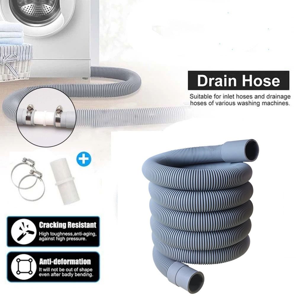 Universal Washing Machine Dishwasher Deodorant Drain Hose Extension Pipe Plumbing Hoses Sink