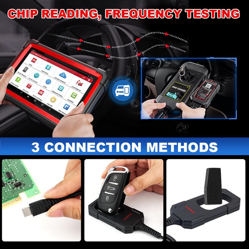 Launch X431 Key Programmer Remote Maker with Super Chip 4pcs Universal Remote Smart Key for X-431 IMMO Elite/IMMO Plus/PAD V