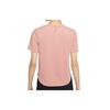 Nike Logo Print Sports Crew Neck Short Sleeve T-Shirt Women Tops Pink DC4324-685