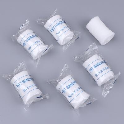 6Pcs/Lot Non-Woven Bandage First Aid Kit Supplies Pbt Medical Elastic Bandages