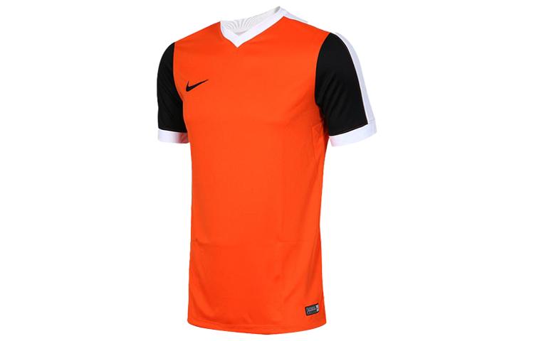 Мужские футбольные майки Nike Оранжево-красные Средний прямой крой 725892-815 S