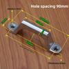 Modern Minimalist 304 Stainless Steel Drawer Pull Handle With Polished Finish For Kitchen Cabinets