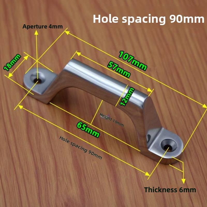 Modern Minimalist 304 Stainless Steel Drawer Pull Handle With Polished Finish For Kitchen Cabinets