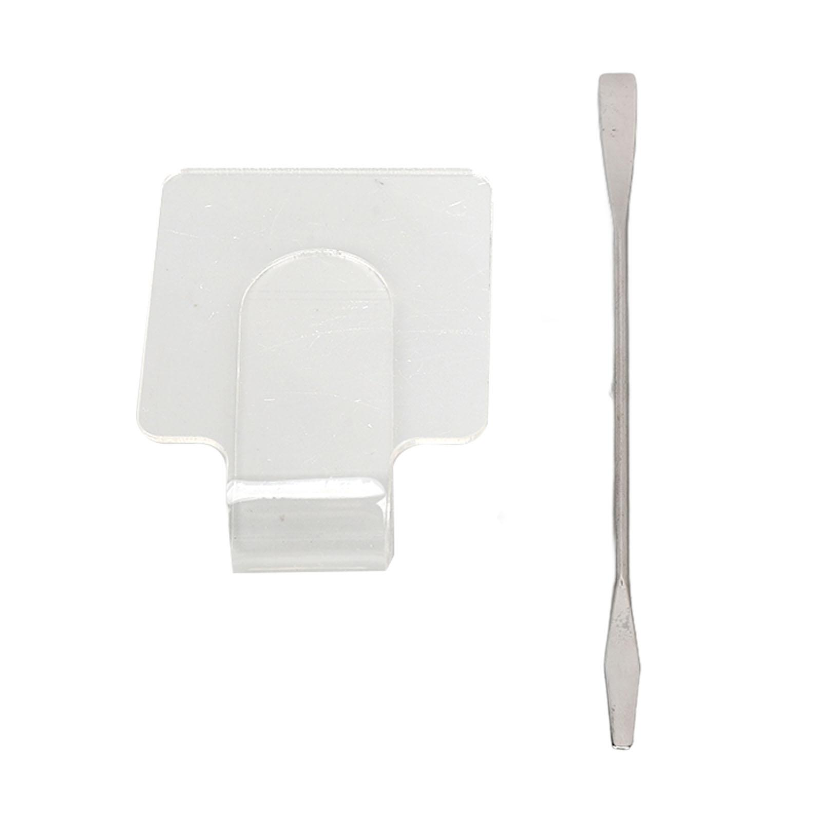 Косметическая акриловая палитра для смешивания Прозрачная палитра для смешивания Набор с лопаткой Палитра для рисования нейл-арта смешанных цветов