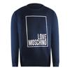 Love Moschino Mens Box Logo Sweatshirt