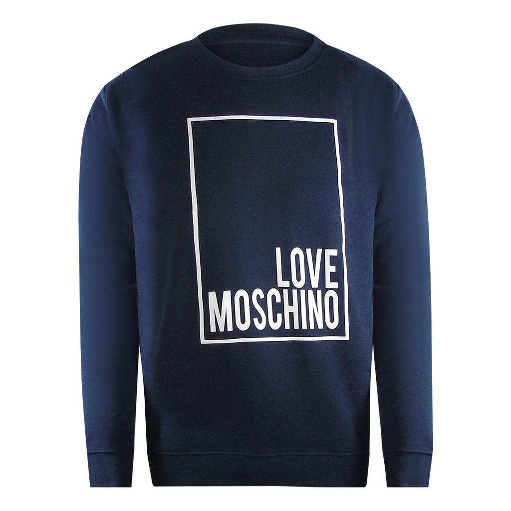 Love Moschino Mens Box Logo Sweatshirt