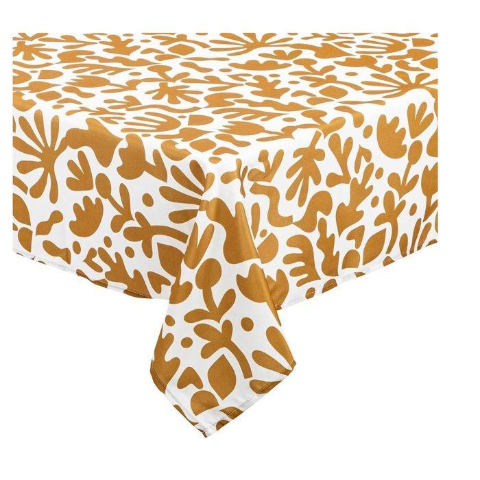 Nappe rectangulaire imprimée motif abstrait 140 x 240 cm