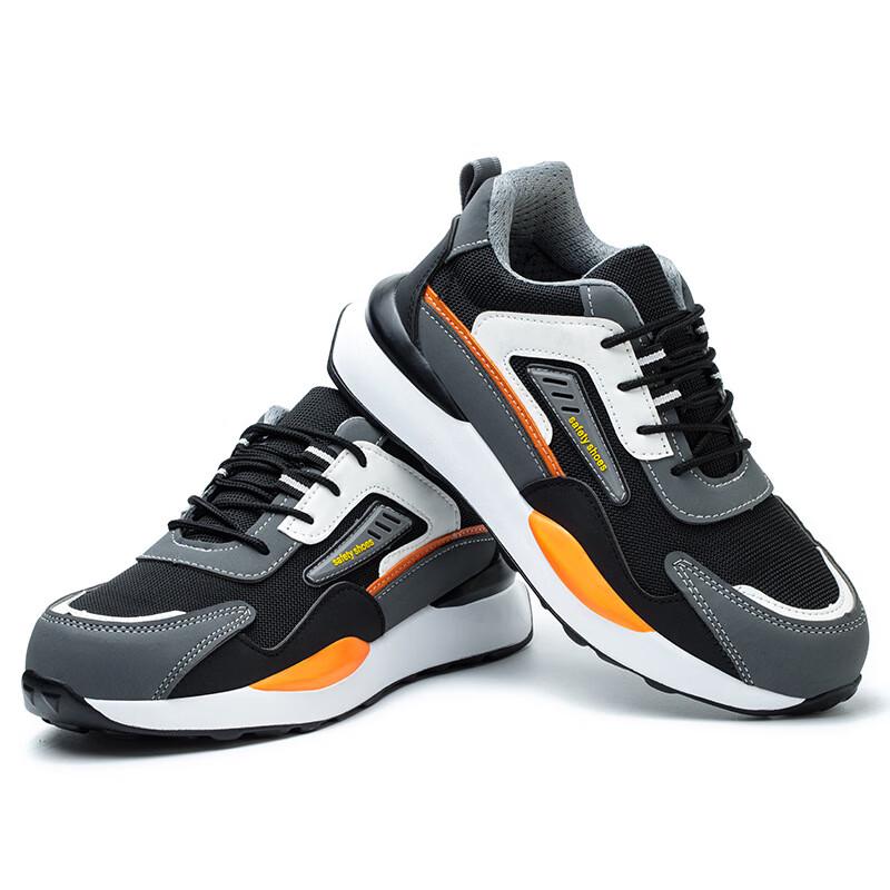 Bofuniao Unisex Summer Breathable Lightweight Work Safety Shoes 36