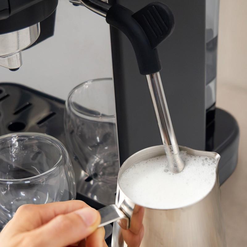 Kitchencook - Karista - Machine Expresso - Broyeur à Grains Intégré - 20bars - Compatible Capsules Et Café Moulu