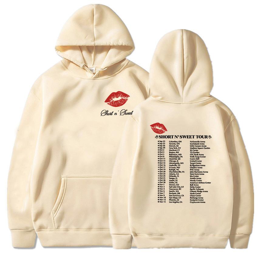 

Певица Графика Сабрина Карпентер Толстовки Тур Short N Sweet Толстовки Повседневные С капюшоном Зимние Женские Пуловеры Молетом Девушки S