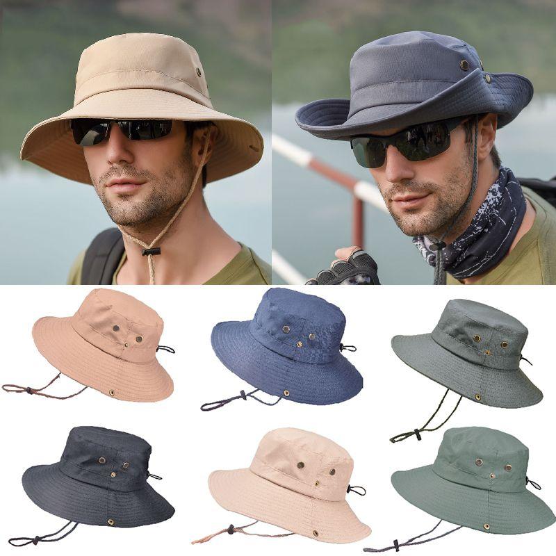 Stylish Boonie Bucket Hat Cap For Fishing Hunting Safari Sunproof And Windproof