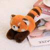 Creative Stuffed Animals Raccoon Fox Husky Cat Monkey Papa Circle Toy Wrapped Around Arm Doll Toys For Kids Birthday Gift