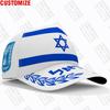 Israel Baseball Cap 3D Free Custom Made Name Team Logo Il Hat Isr Country Travel Arabic Nation Judaism Hebrew Arab Flag Headgear