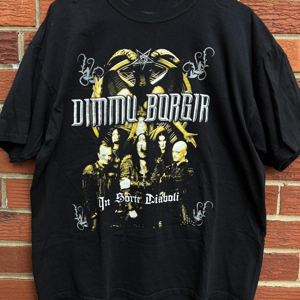 Men's Cotton T-Shirt, Quick Dry Breathable, Summer Casual Wear New DIMMU BORGIR band In Sorte Diaboli Gift For Fans Unisex S-5XL Shirt PP915