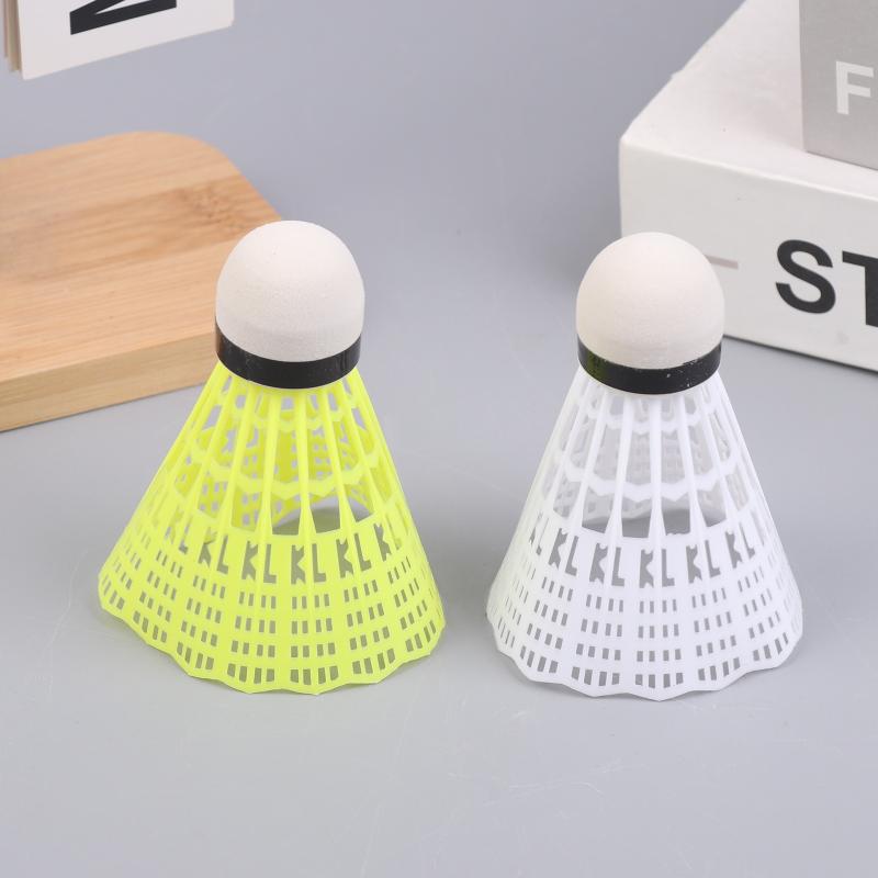 6Pcs/Paper Tube Nylon Plastic Badminton Shuttlecock For Practice Portable Shuttlecocks Sport Training Kids Entertainment