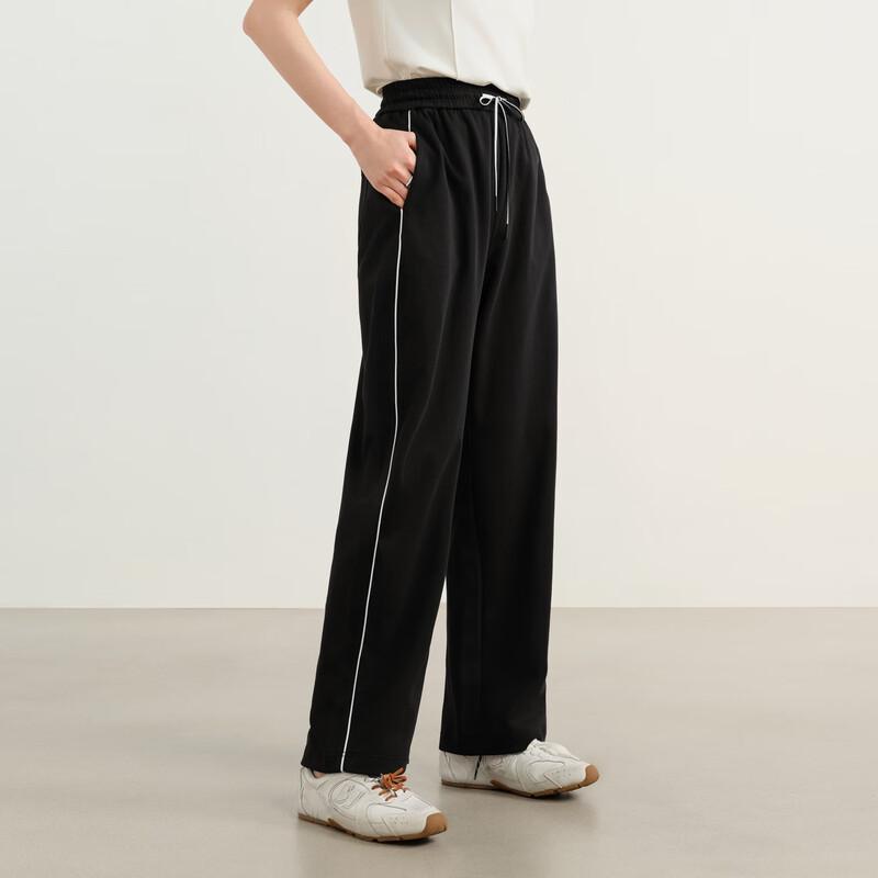 Elva' Island Women's Fall Petite Fashion Straight-Leg Casual Pants